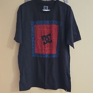 DC Black and Red Graphic Tee